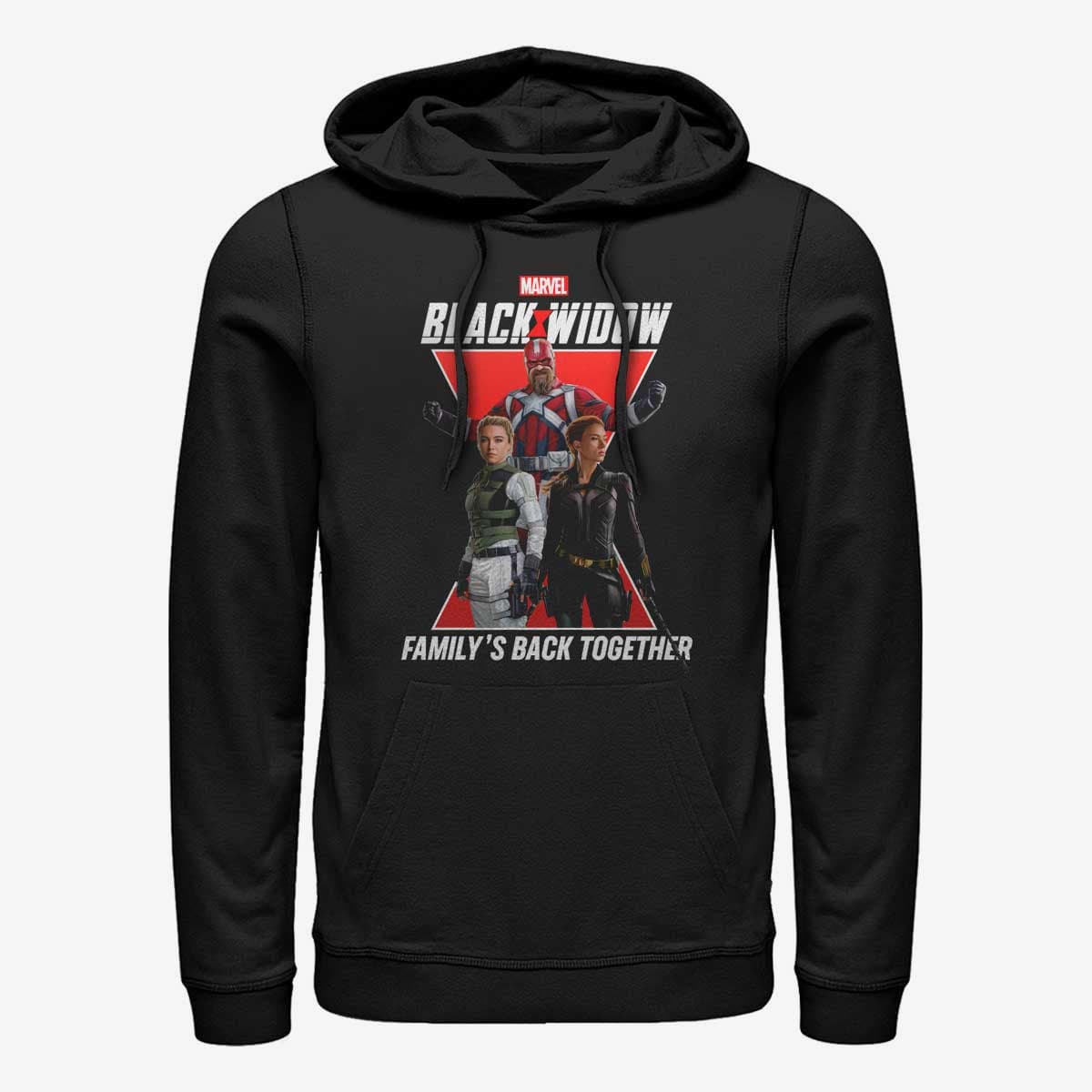 Hanorace Merch Marvel Black Widow - Widow Family Unisex Hoodie Black