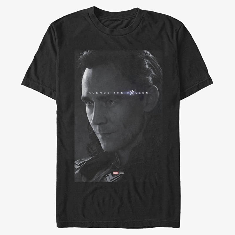 T-shirt Merch Marvel Avengers: Endgame - Avenge Loki Unisex T-Shirt Black