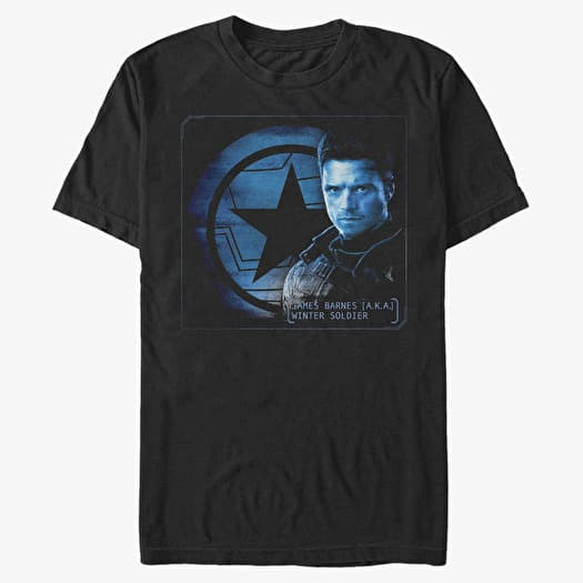 T-shirt Merch Marvel The Falcon and the Winter Soldier - Barnes Shield Unisex T-Shirt Black