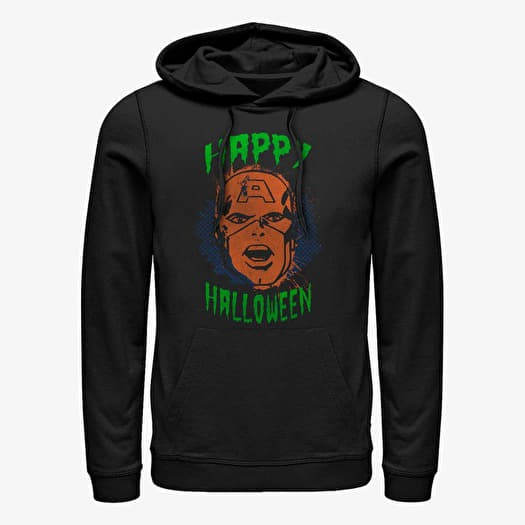 Sweatshirt Merch Marvel Avengers Classic - CapnFace Halloween Unisex Hoodie Black