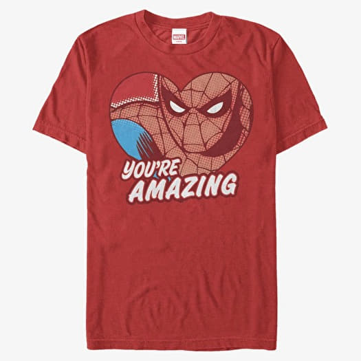 Μπλουζάκι Merch Marvel Spider-Man Classic - Amazing Man Unisex T-Shirt Red