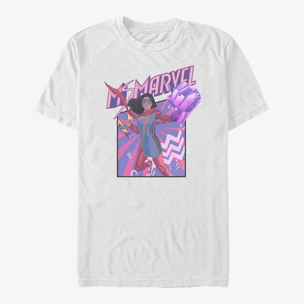 T-Shirts Merch Ms. Marvel - Fist Panel Unisex T-Shirt White