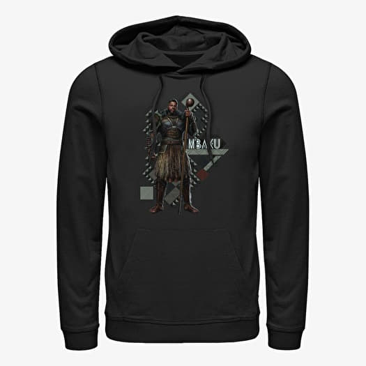 Sudadera Merch Marvel Black Panther: Wakanda Forever - Mbaku Pattern Unisex Hoodie Black