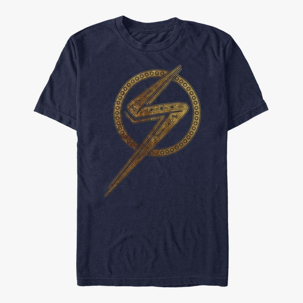 T-Shirts Merch Ms. Marvel - Embiggen Badge Unisex T-Shirt Navy Blue