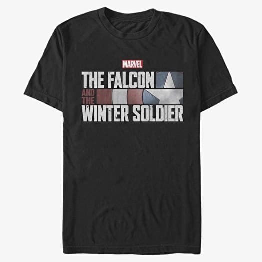 T-shirt Merch Marvel - Falcon & WS Unisex T-Shirt Black
