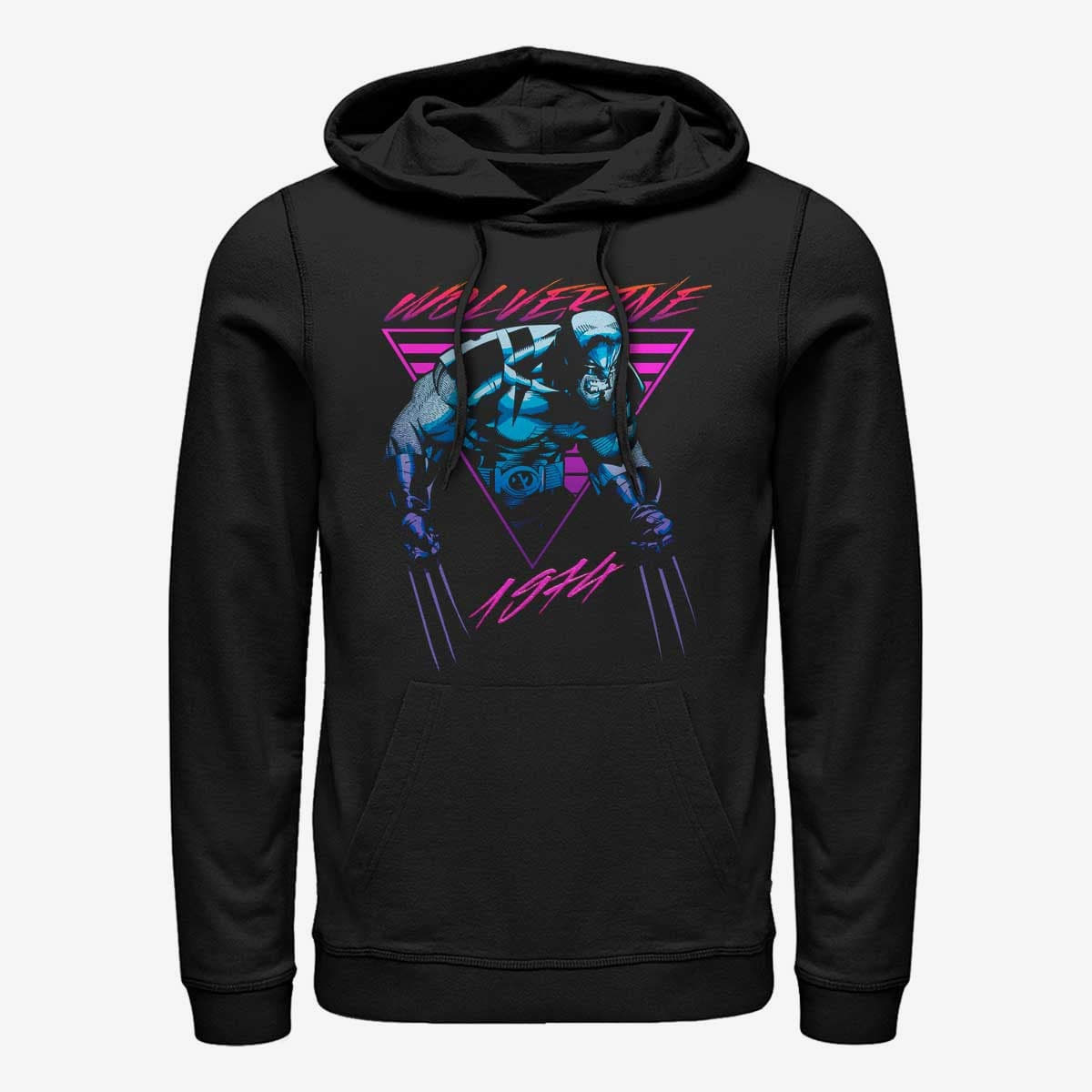 Sudaderas Merch Marvel X-Men - Neon Logan Unisex Hoodie Black