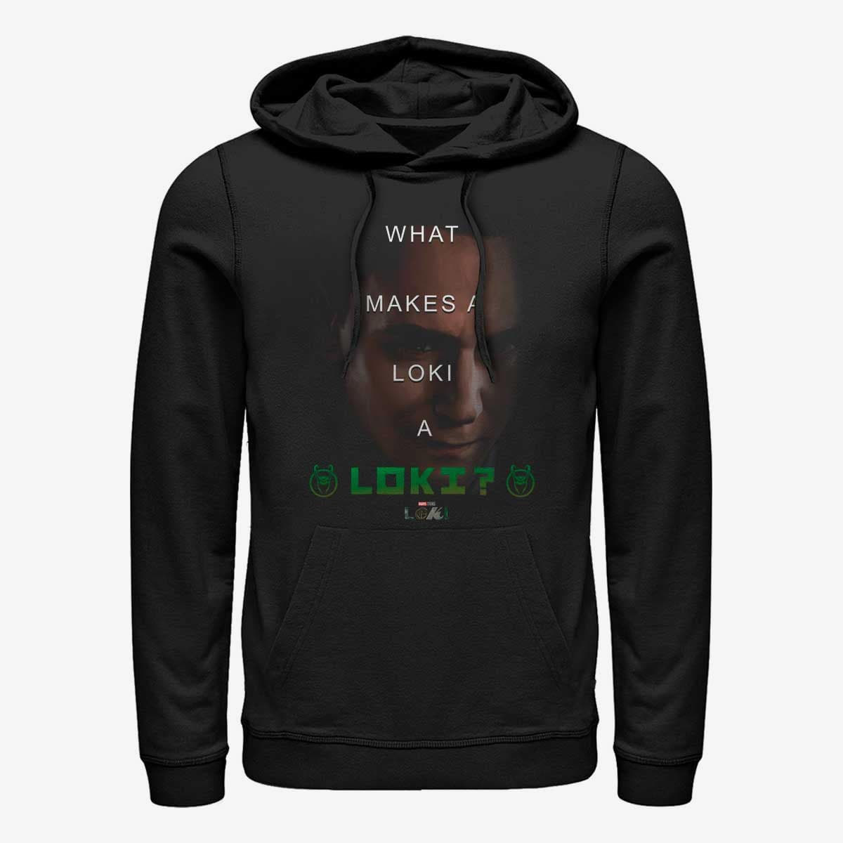 Mikiny Merch Marvel Loki - What Loki Unisex Hoodie Black