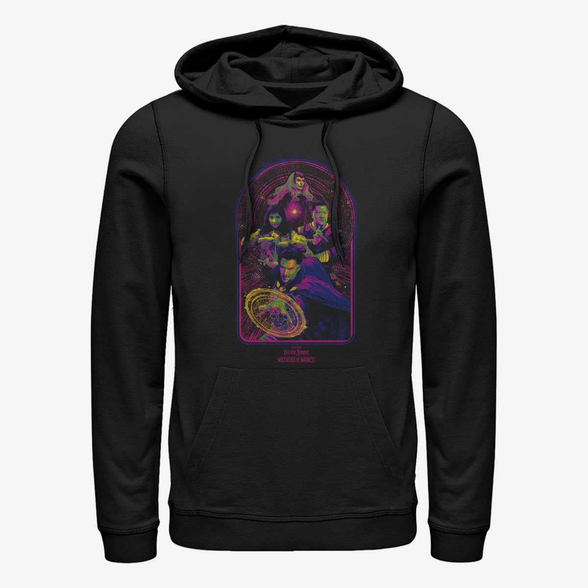 Dukserice Merch Marvel Doctor Strange in the Multiverse of Madness - Magic Pop Unisex Hoodie Black
