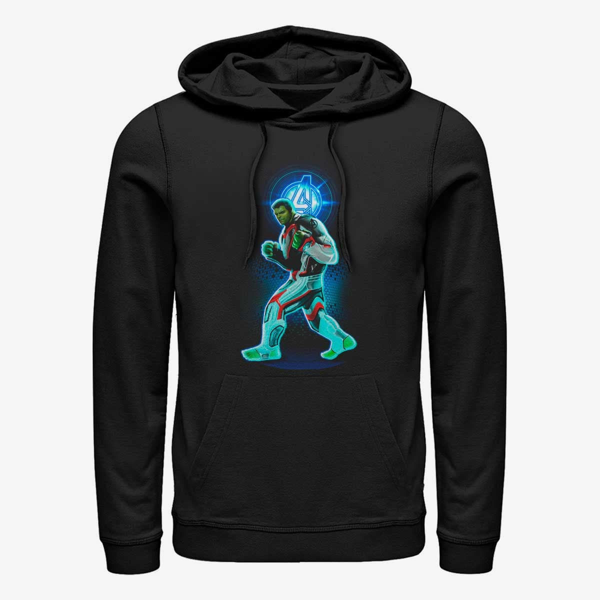 Dukserice Merch Marvel Avengers: Endgame - Avenger Hulk Unisex Hoodie Black