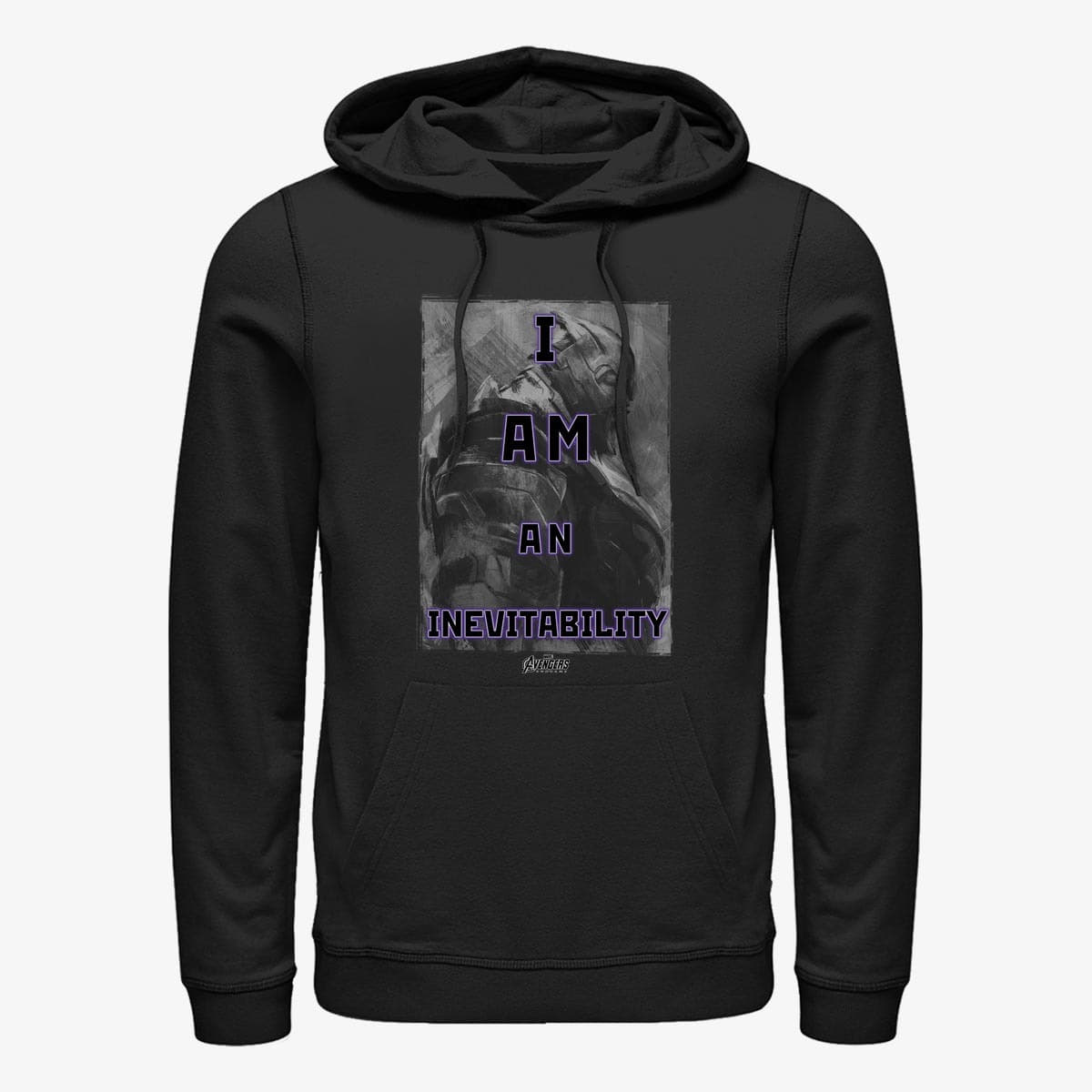 Dukserice Merch Marvel Avengers: Endgame - Thanos Driven Unisex Hoodie Black