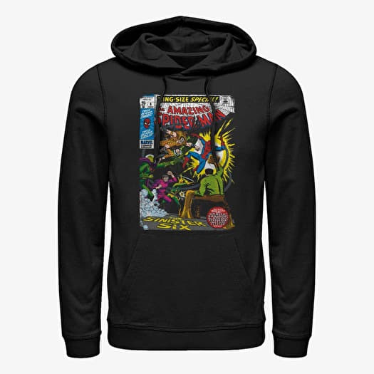 Sweatshirt Merch Marvel Spider-Man Classic - Sinister 6 Comic Unisex Hoodie Black