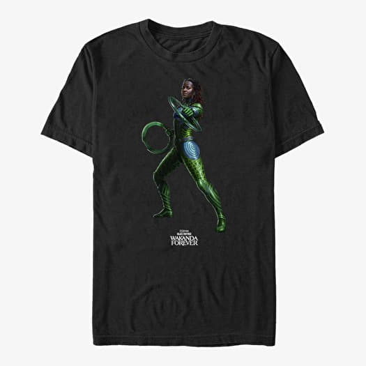 T-skjorte Merch Marvel Black Panther: Wakanda Forever - Nakia Blank Unisex T-Shirt Black
