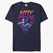 Merch Marvel X-Men - Neon Kitty Pryde Unisex T-Shirt Navy Blue