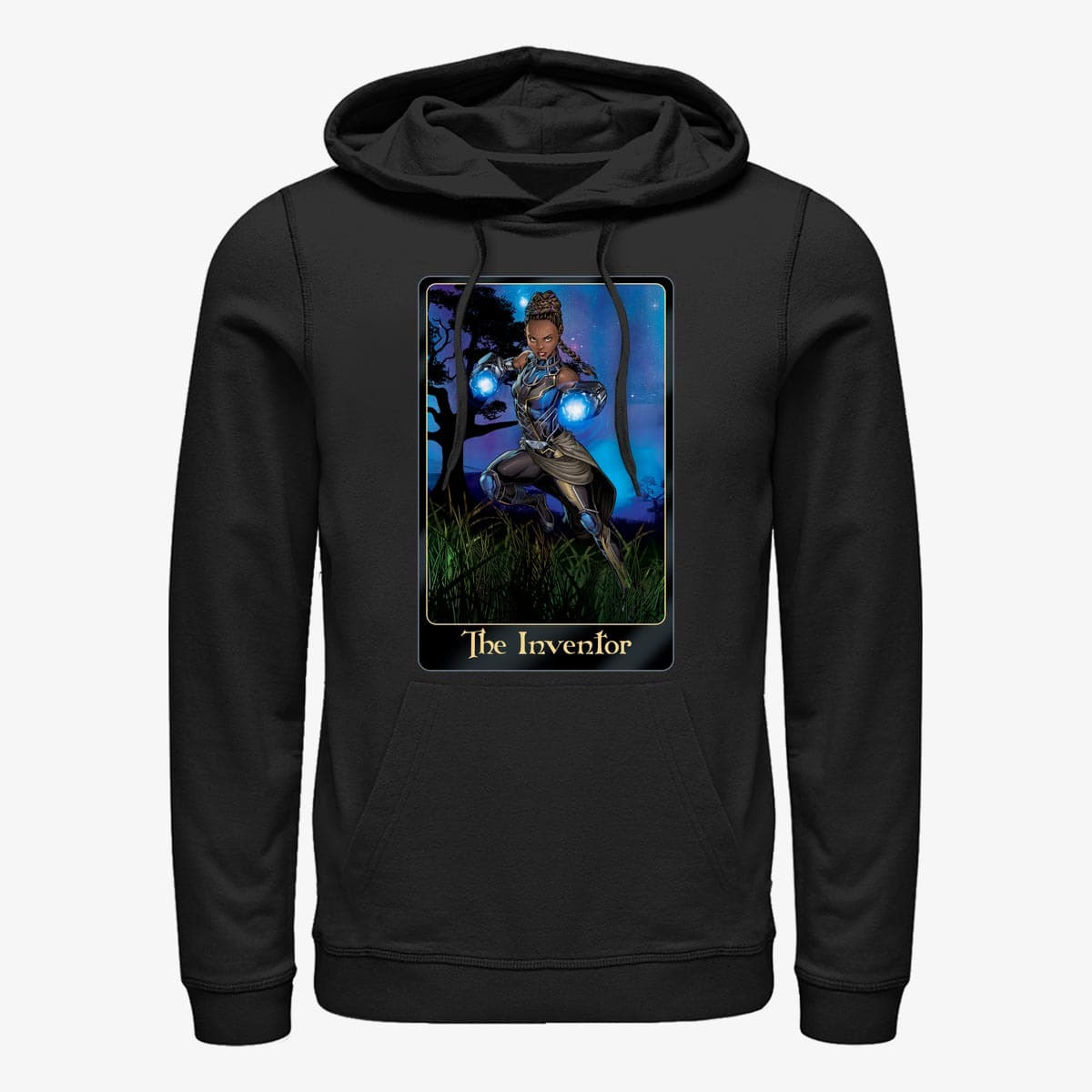 Sweatshirts Merch Marvel Avengers Classic - Shuri Inventor Unisex Hoodie Black