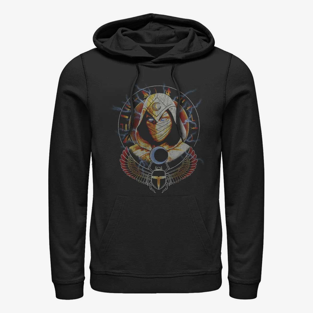 Sweatshirts Merch Marvel Moon Knight - Scarab Moon Unisex Hoodie Black