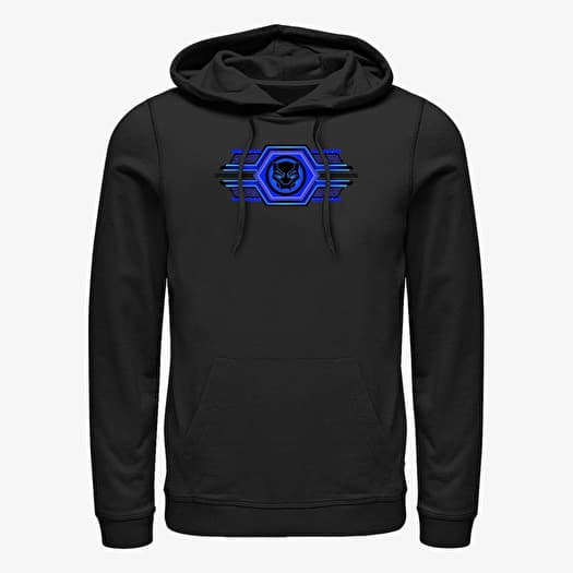Sweatshirt Merch Marvel Black Panther: Wakanda Forever - Sigil Hexes Unisex Hoodie Black