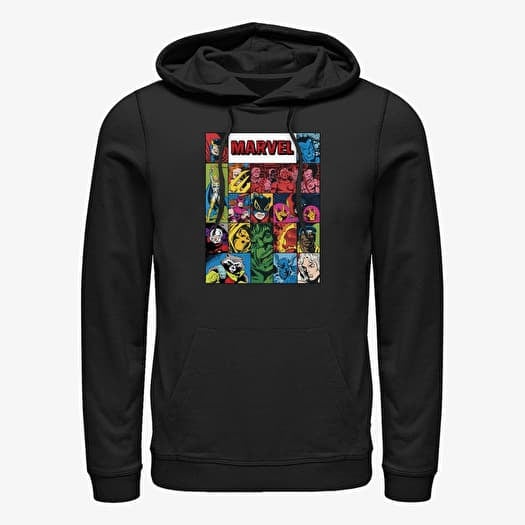 Džemperis Merch Marvel - FOOM Heroes Unisex Hoodie Black