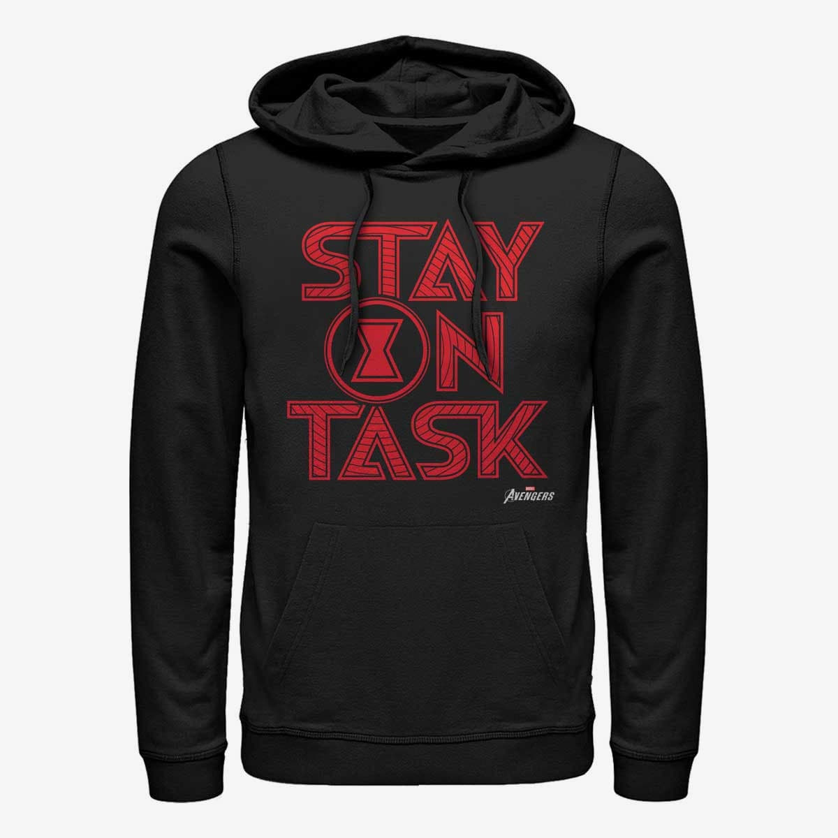 Sweatshirts Merch Marvel Classic - Stay On Task Unisex Hoodie Black