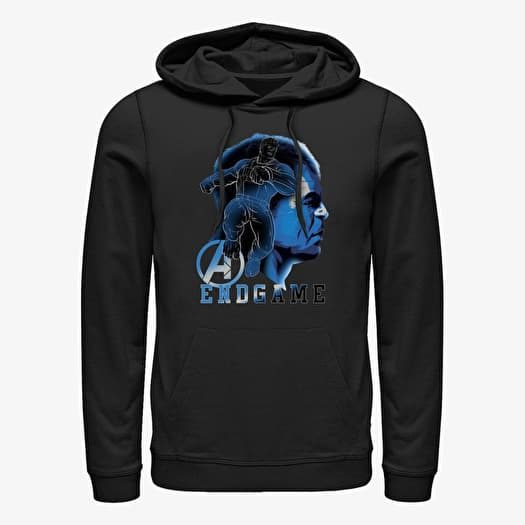 Sweatshirt Merch Marvel Avengers: Endgame - Hulk Endgame Silhouette Unisex Hoodie Black