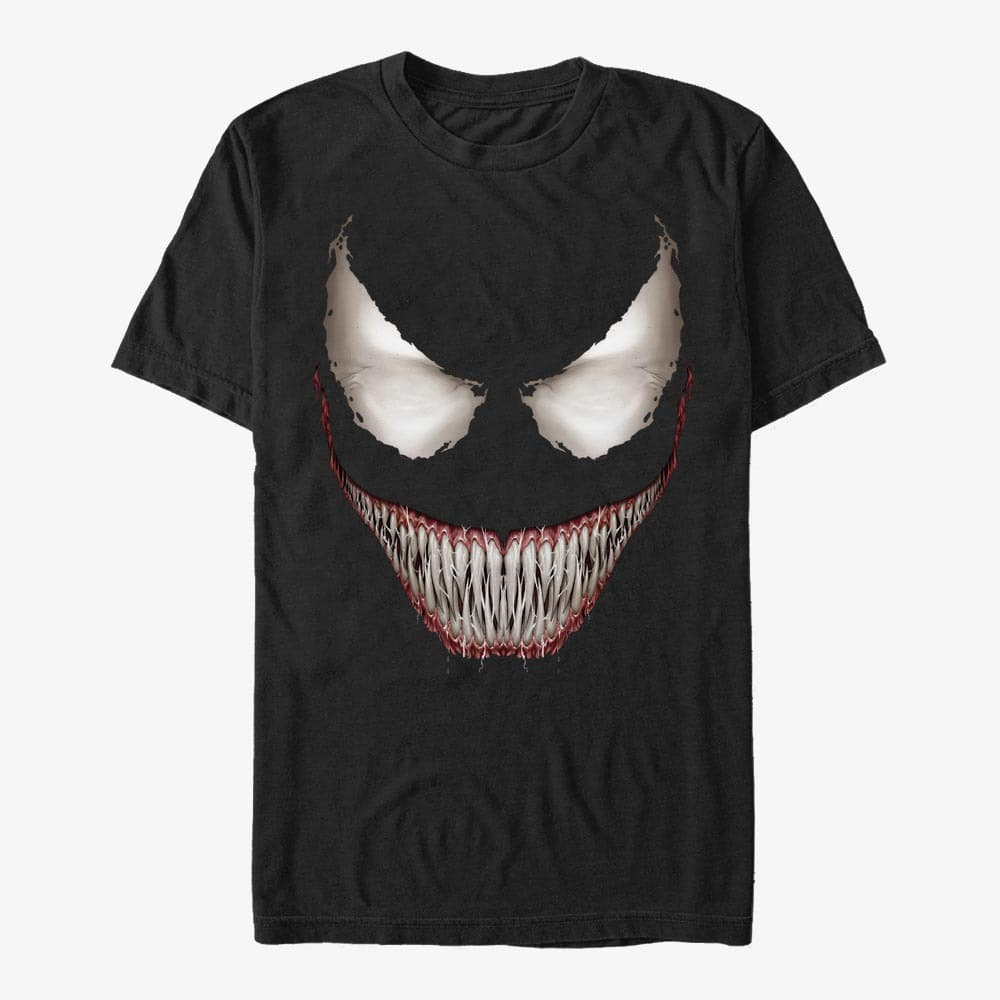 T-särgid Merch Marvel Other - Venom Face Unisex T-Shirt Black