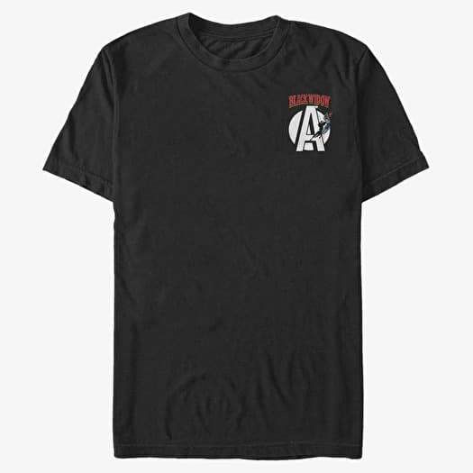 T-shirt Merch Marvel Avengers Classic - Widow Badge Unisex T-Shirt Black