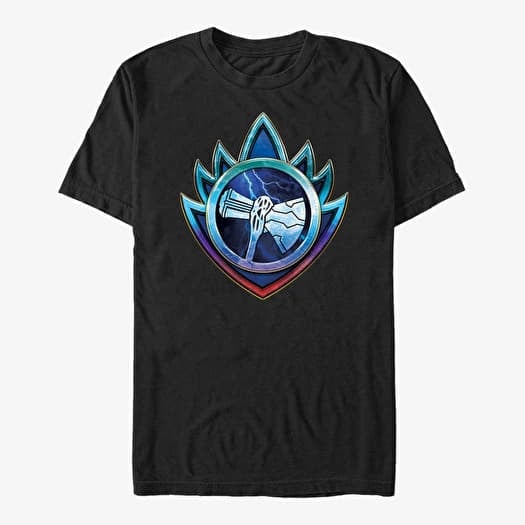 T-shirt Merch Marvel Thor: Love and Thunder - Silver Hammer Unisex T-Shirt Black