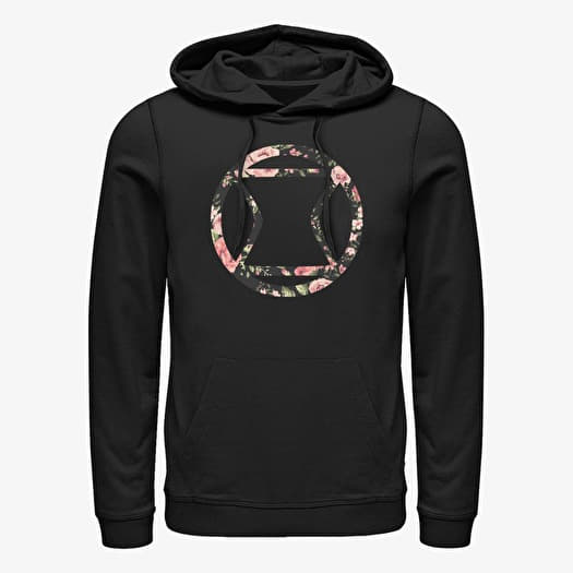 Sweatshirt Merch Marvel Avengers Classic - Widow Rose Unisex Hoodie Black