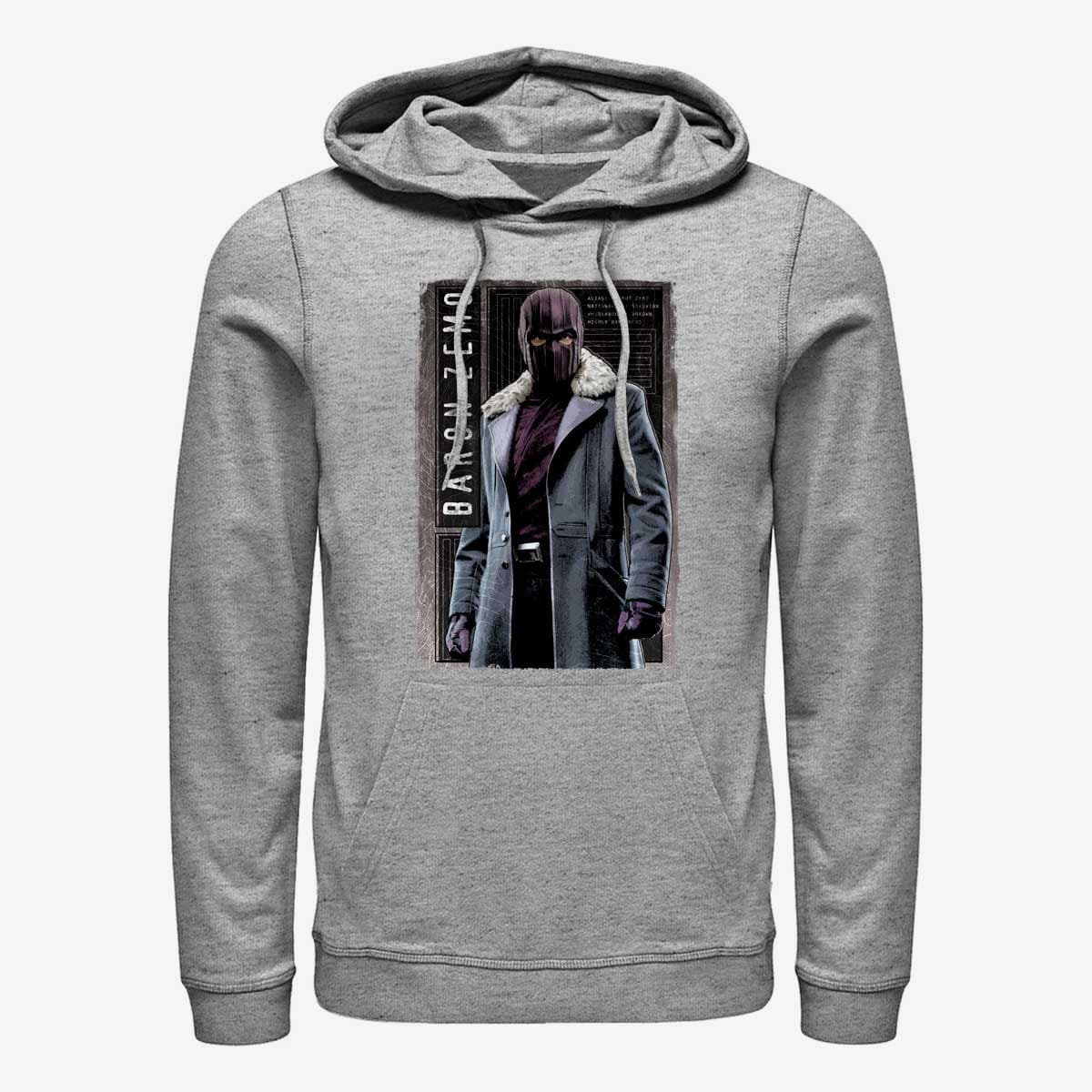 Hættetrøjer og sweatshirts Merch Marvel The Falcon and the Winter Soldier - Baron Panel Unisex Hoodie Heather Grey