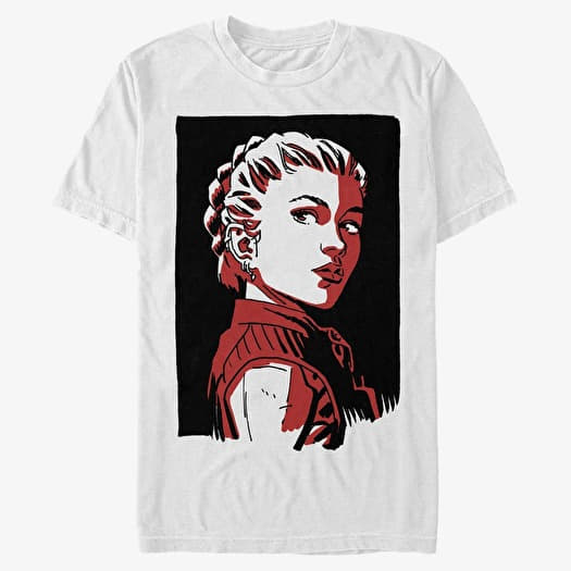 T-shirt Merch Marvel Black Widow - Yelena Portrait Unisex T-Shirt White