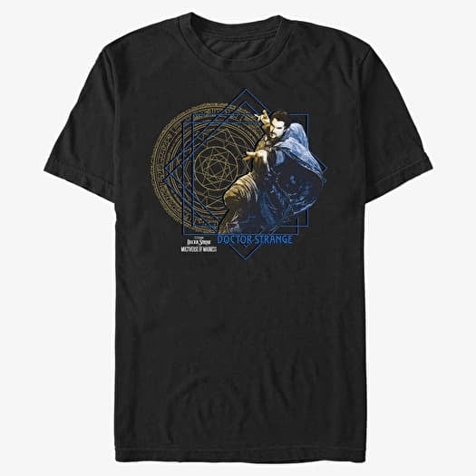 Tricou Merch Marvel Doctor Strange in the Multiverse of Madness - Strange Gold Unisex T-Shirt Black