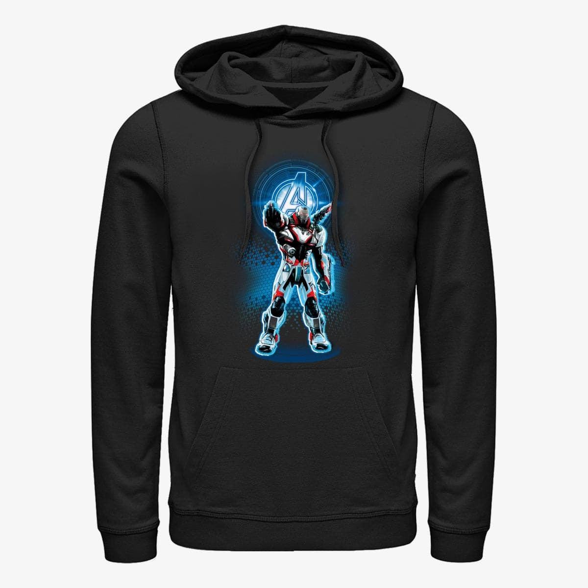 Sudaderas Merch Marvel Avengers: Endgame - Avenger War Machine Unisex Hoodie Black