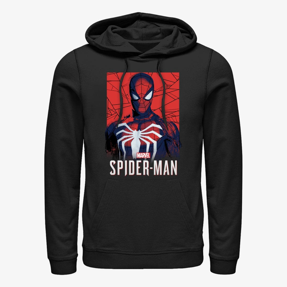 Hoodies and sweatshirts  Merch Marvel - Square Paint Unisex Hoodie Black