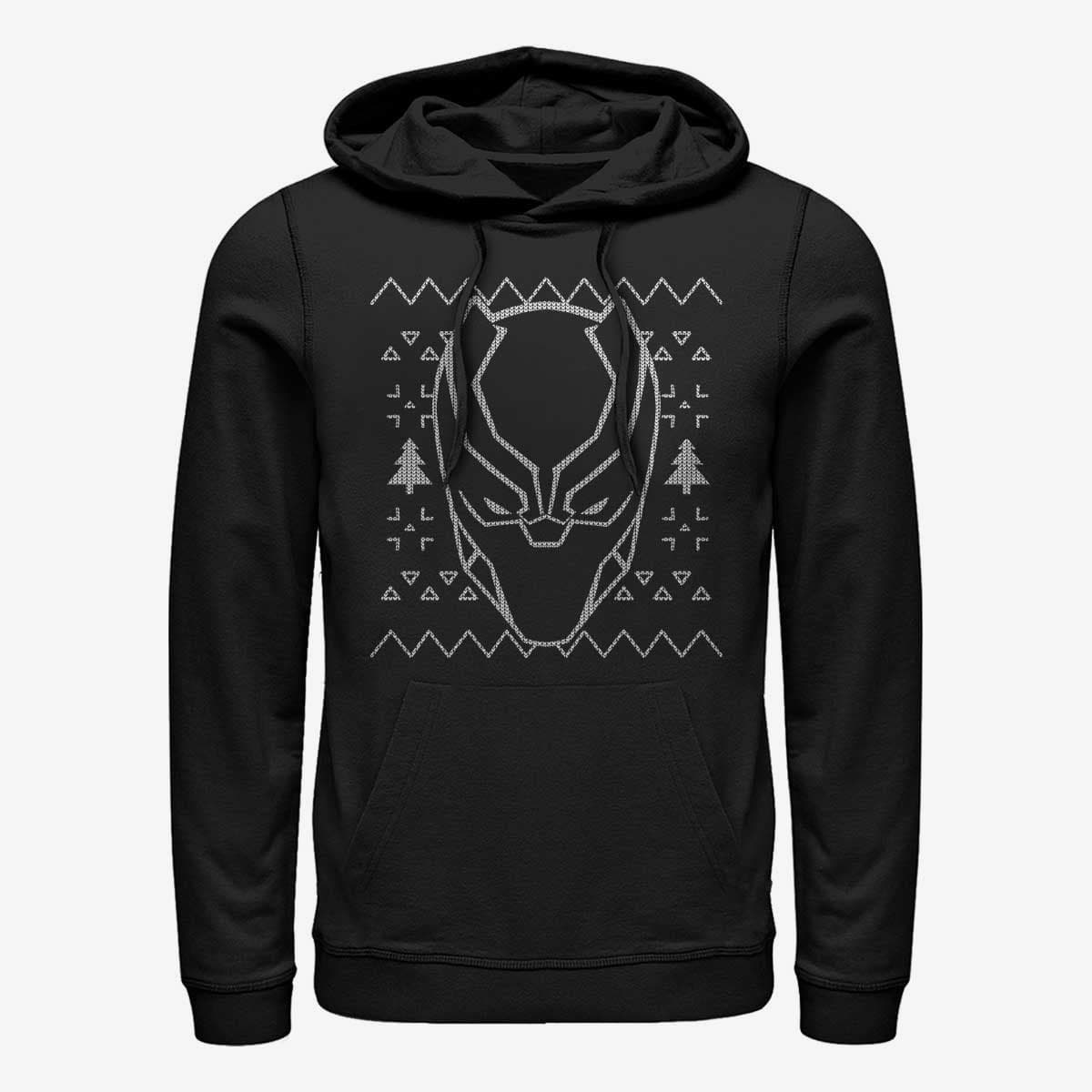 Sweatshirts Merch Marvel Avengers Classic - Back Panther Sweater Unisex Hoodie Black