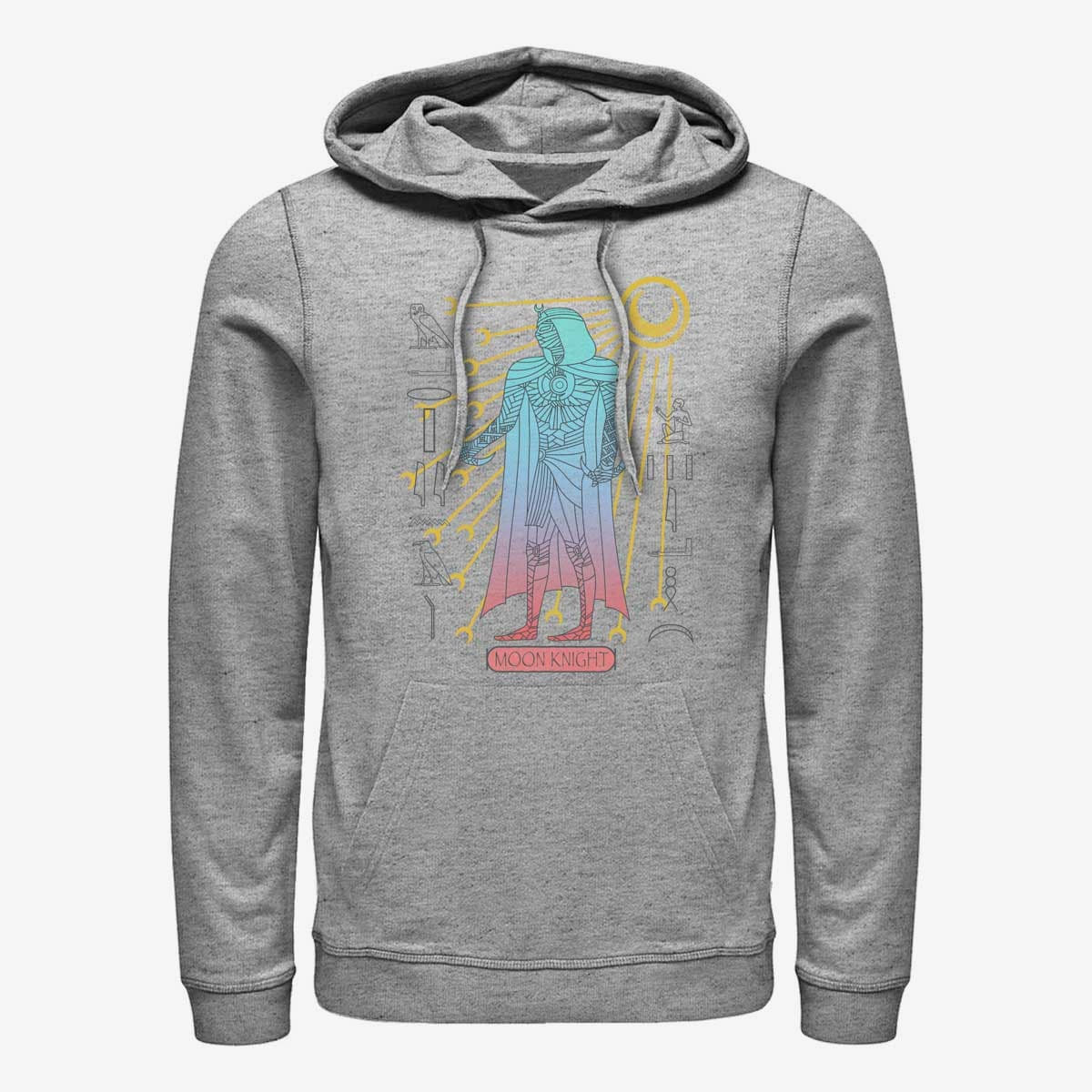 Mikiny Merch Marvel Moon Knight - MOON KNIGHT MUMMY Unisex Hoodie Heather Grey
