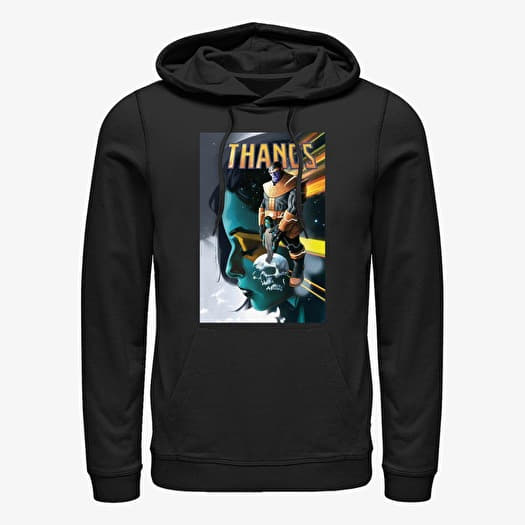 Sweatshirt Merch Marvel Avengers Classic - Thanos Unisex Hoodie Black