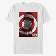 Merch Marvel The Falcon and the Winter Soldier - Falcon Shield Unisex T-Shirt White