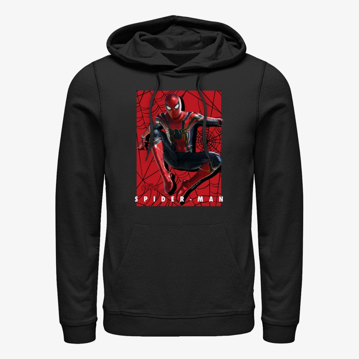 Sweatshirts Merch Marvel Avengers: Infinity War - Web Slinger Unisex Hoodie Black