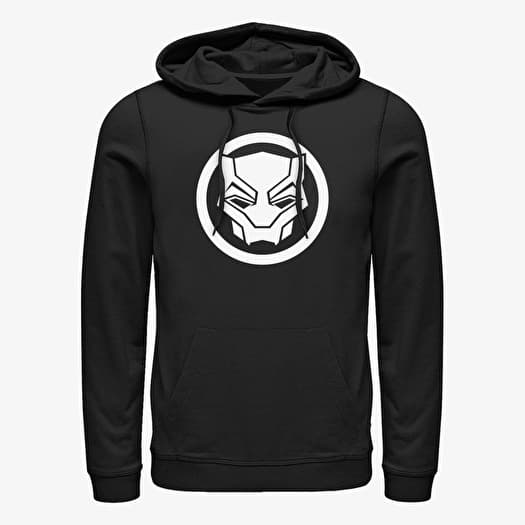 Felpa Merch Marvel Black Panther: Wakanda Forever - Black Panther Sigil Clear Unisex Hoodie Black
