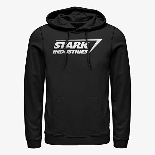 Sweatshirt Merch Marvel Avengers Classic - Stark Logo Unisex Hoodie Black