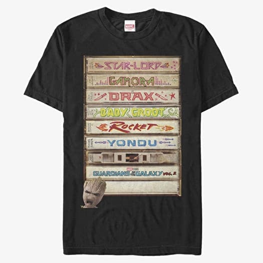 Majica Merch Marvel GOTG 2 - We Is Groots Unisex T-Shirt Black