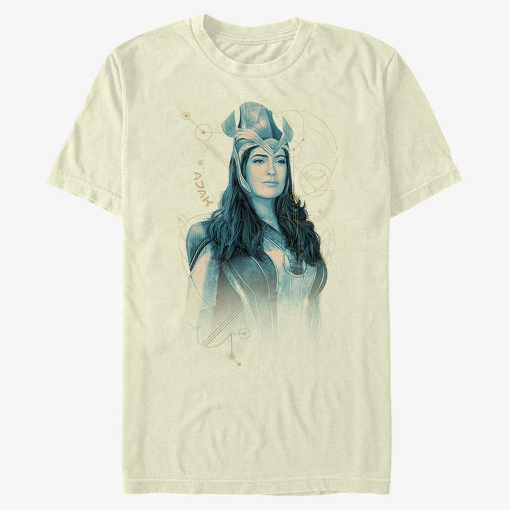 T-Shirts Merch Marvel The Eternals - Ajak Teal Unisex T-Shirt Natural