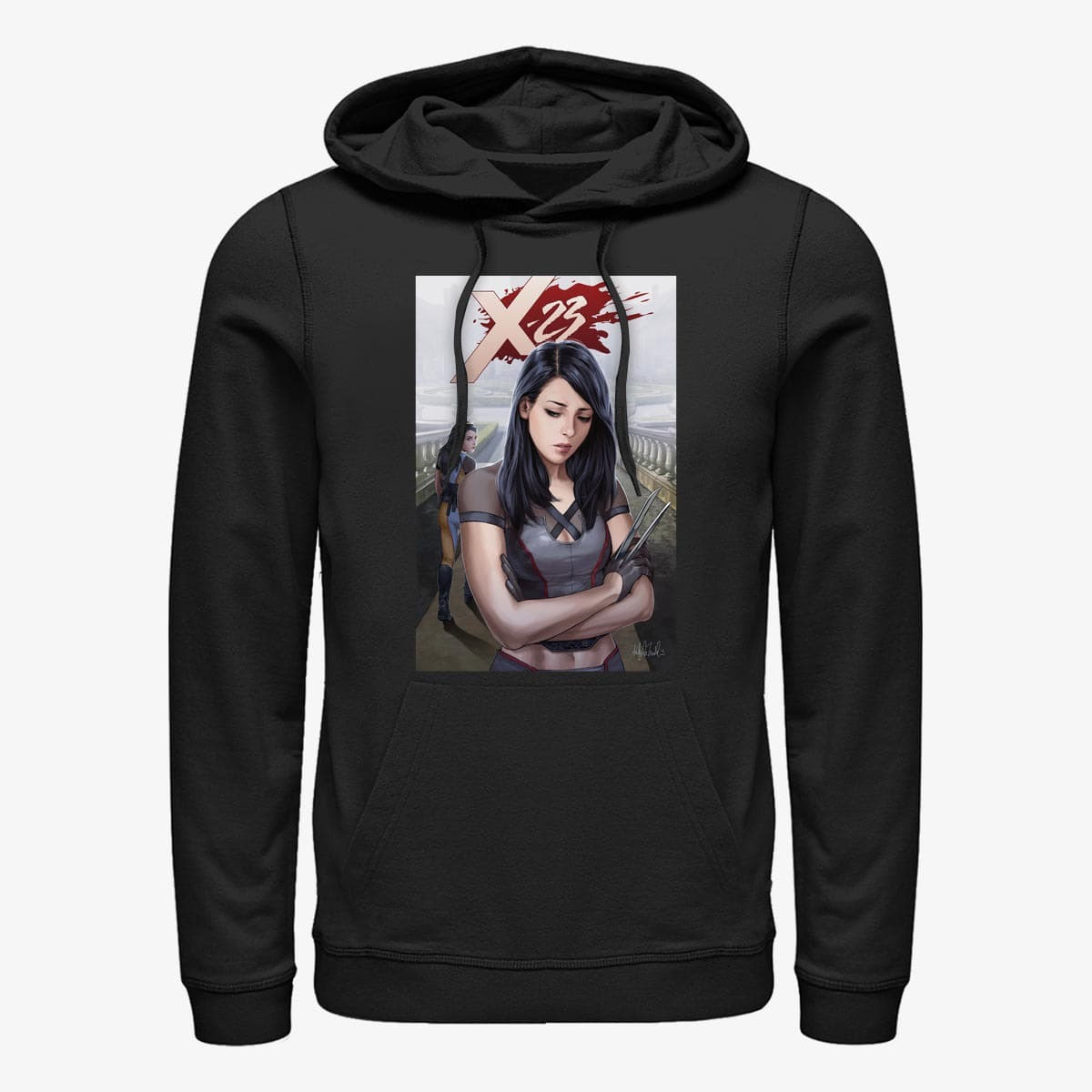 Dukserice Merch Marvel - X23 Unisex Hoodie Black