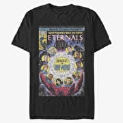 Merch Marvel The Eternals - VINTAGE COMIC COVER 2 Unisex T-Shirt Black