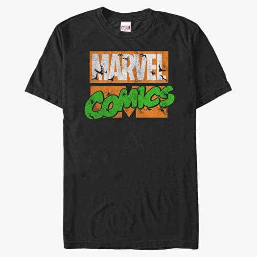 T-shirt Merch Marvel Avengers Classic - Spooky Logo Unisex T-Shirt Black
