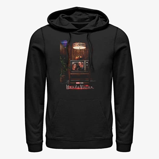 Hanorac Merch Marvel WandaVision - WV Poster 70s Unisex Hoodie Black