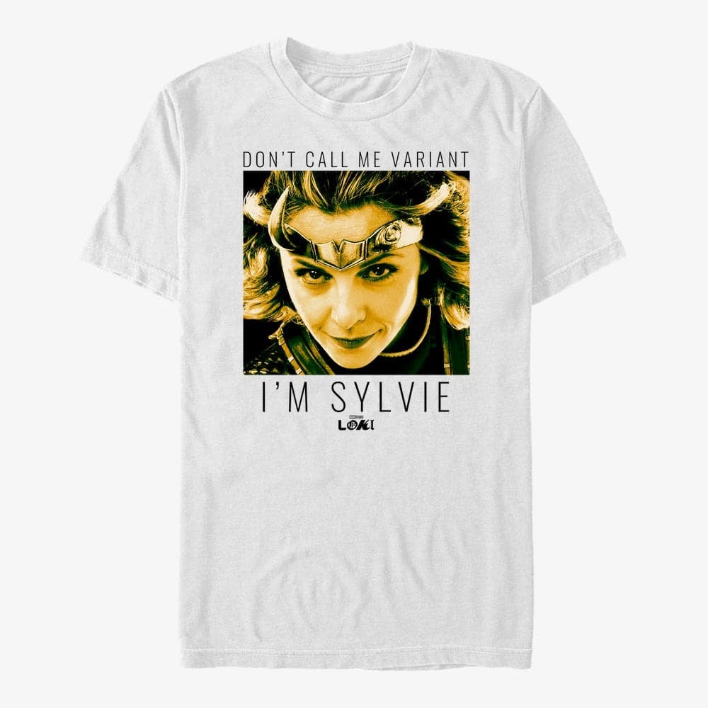 T-särgid Merch Marvel Loki - Sylvie Speaks Unisex T-Shirt White