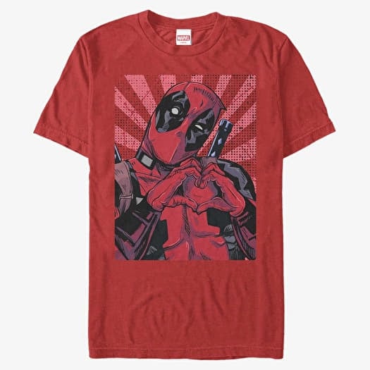 T-särk Merch Marvel Deadpool - Close Heart Pool Unisex T-Shirt Red