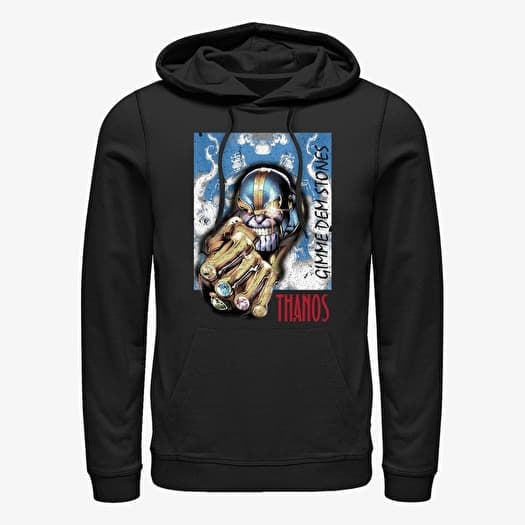 Majica Merch Marvel - Thanos Homage Unisex Hoodie Black