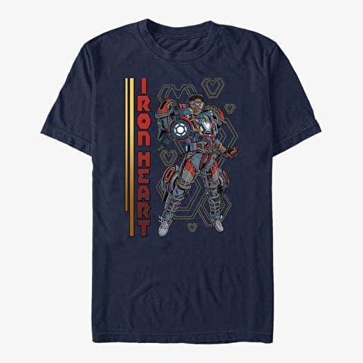 Marškinėliai Merch Marvel Black Panther: Wakanda Forever - Ironheart Hero Shot Unisex T-Shirt Navy Blue