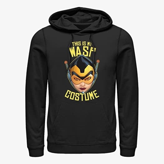 Sweatshirt Merch Marvel Avengers Classic - Wasp Costume Unisex Hoodie Black